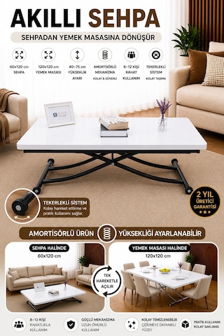 Juppo Üst Tabla Mdf Beyaz Oval Köşe Alt Siyah İçe K