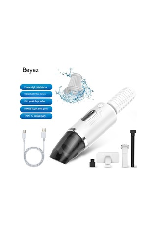 Jifan Ev Tipi Büyük Elektrikli Süpürge Beyaz