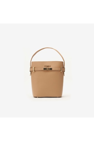 D81 Warm Beige Omuz Çantası Kadın Yvane Mini Bag Piumelli Milano Bej