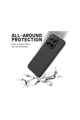 Xiaomi 17t Pro Uyumlu Silikon Kılıf - Pastel Renk Tonu Kamera Korumalı Esnek Kapak - Gri