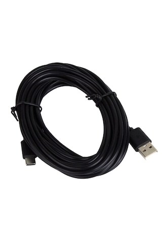 Cr70 5 Metre Usb-a'dan Type-c'ye Hızlı Şarj Ve Data Kablosu Ekstra Uzun, Dayanıklı Araç / Güvenlik Kamerası Ve Ev Şarj Kablosu 5 Mt