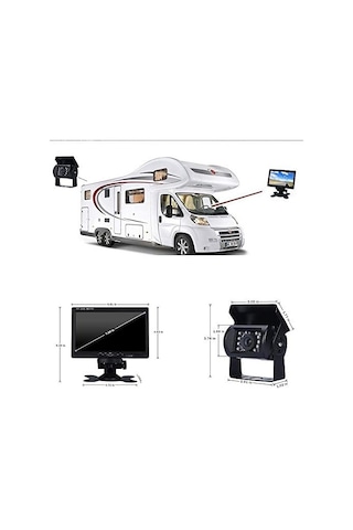 7 İNÇ NAVİGOLD MONİTÖR + PARK KAMERA SETİ ( 12 * 24 VOLT UYUMLU )