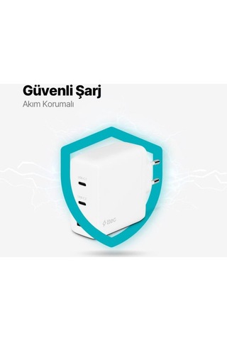 Ttec Smartcharger Trio Gan 120w Pd Seyahat Hızlı Şarj Aleti 2 Usb-c+usb-a