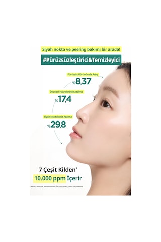 Sebumu Arındıran Siyah Nokta Ve Gözenek İçin Kil Temizleme Köpüğü Dermatory Salicinic Pore Clay Foam
