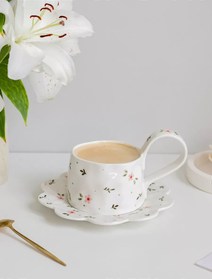 Perex Çay Takımı Tabak Ve Kupası, 350 Ml 245583273 Beyaz