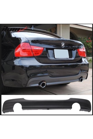Bmw E90 2007-2008 3.seri Abs Plastik Boyasız 3.35 Arka Difüzör