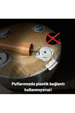 Asedia Miskin Ceviz Retro Ahşap Ayak Uzatma Pufu Makyaj Koltuğu Bench Tabure