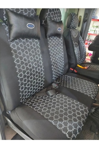 Fiat Ducato 2+1 Jagarlı Ortopedik Oto Koltuk Kılıfı