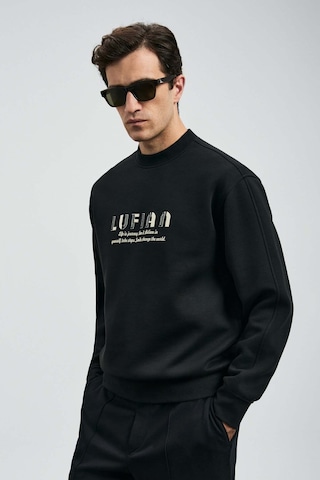 Lufian Oracle Siyah Erkek Sweatshirt 112030178 Siyah