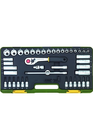 Proxxon 23282 3/8" Cırcır Kollu 47 Parçalı Lokma Ve Bits Takımı