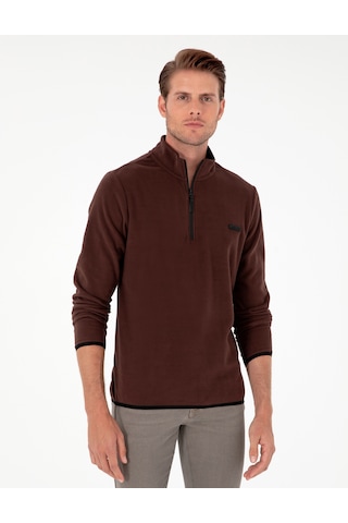 Pierre Cardin Erkek Kahverengi Sweatshirt 50298973-vr029 Kahverengi