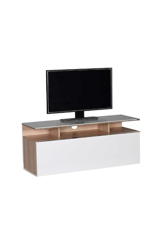 Vision Çekmeceli Tv Sehpası - Sonoma-Lake Beyaz