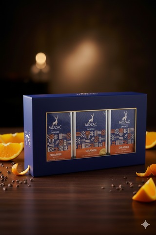 Mozac Premium: Portakallı Bitter Bolu Çikolatası 5'li Gurme Set