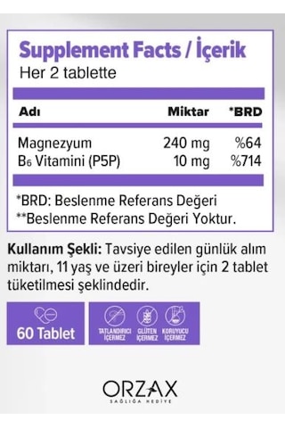 Ocean Extramag Bisglisinat P5p 60 Tablet