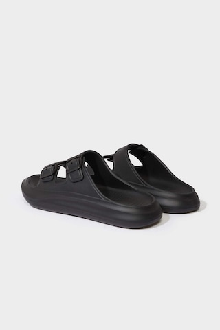 Defacto Erkek Düz Taban Çift Bantlı Eva Terlik D4280ax25hsbk26 Siyah