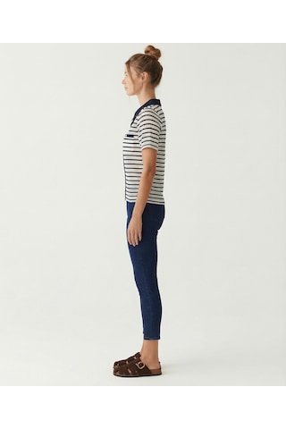 Yargıcı Regular Gömlek Yaka Kısa Kol T-shirt 26ykts9036x 004 Lacivert
