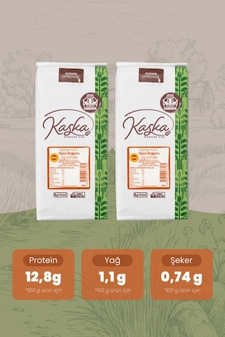 Kaşka Siyez Bulguru Çiğ Köftelik 2 x 1 KG