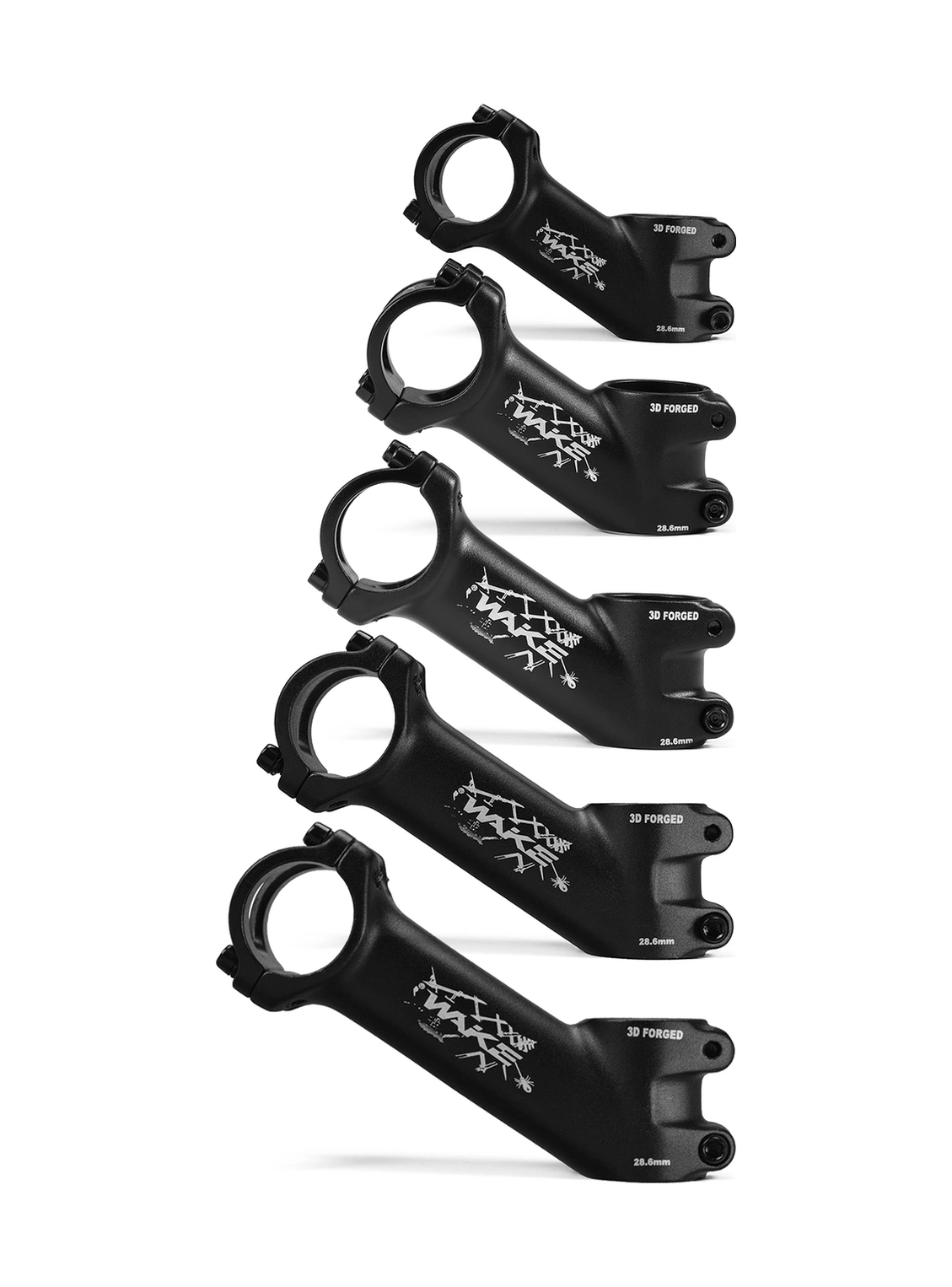 Yunboo Bisiklet Potancısı 31.8mm 35 Derece 70mm - 6061 Aluminyum Alaşımlı A001 Çok Renkli