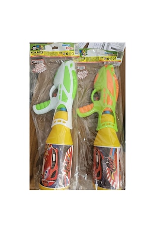 Araba Desenli 500 Ml. Depolu 45 Cm. Boyunda Kaliteli Oyuncak Su Tabancası