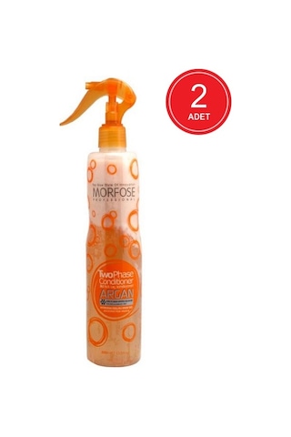 Morfose Argan Özlü Çift Fazlı Turuncu Fön Suyu 2 x 400 ML