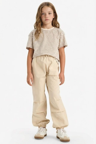 DeFacto Kız Çocuk Paraşüt Jogger Paça Pantolon E0160A825SMBG286 Bej