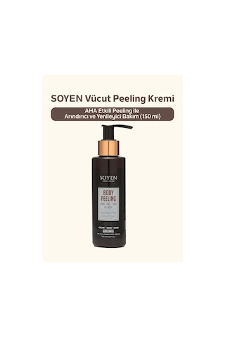 Vücut Peeling Kremi Aha Etkili Peeling İle Arındırıcı Ve Yenileyici Bakım 150 Ml