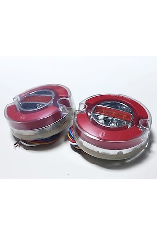 2 Adet Neon Led Stop Lamba 12-24 Volt 4 Fonksiyonlu 9 Cm