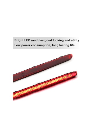 Kangvka Mercedes C-class W203 2001-2007 İçin Kırmızı Arka Fren Lambası, Plastik Yapı, Gz.m004 Modeli