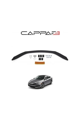 Honda Civic 2016- Yılı Ve Sonrası Uyumlu Kaput Rüzgarlığı 3mm