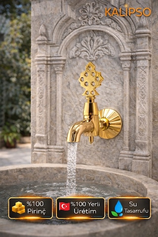 Kalipso Osmanlı Hamam Musluğu Altın