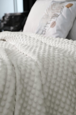 Mink All Season Tomurcuk Çift Kişilik Battaniye - Ekru