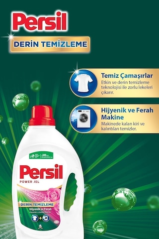 Persil Jel Gül Sıvı Çamaşır Deterjanı 2 x 3900 ML