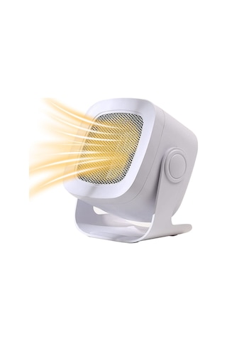 Symbee Eu Standartlı Masaüstü Taşınabilir Fanlı Isıtıcı - 800w Altı Güç, 20m²'ye Kadar Isıtma, Banyo/ev İçin Hızlı Isı, Ce Onaylı