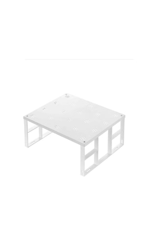 Organizer Dolap Içi Raf Düzenleyici Metal Beyaz 2 Adet Beyaz