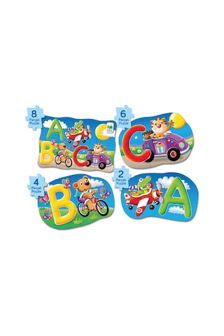 The Learning Journey 4 Puzzle Bir Arada - Abc