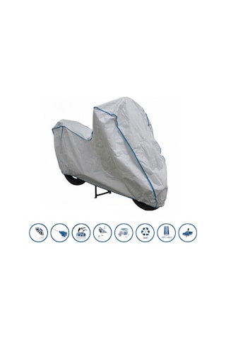 Spinelli Tyvek Motosiklet Brandası E1 Gümüş