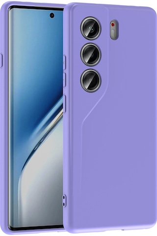 Tecno Camon 40 Pro Kılıf Mkst Mara Lansman Kapak - Lila Lila