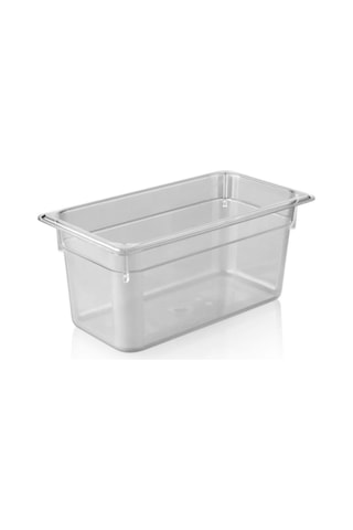 Plastport Kırılmaz Şeffaf Gastronom Küvet 1 3-150 Çok Renkli