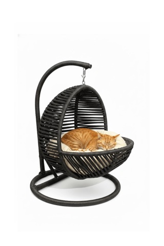 Reyo Pet Lüxperi Kedi Salıncağı & Kedi Yatağı & Kafesi 38x45x65 Cmantrasit