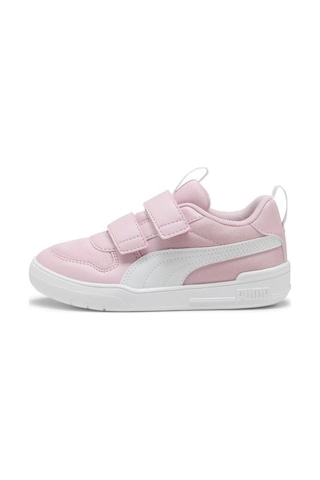 Puma 38084521 Multıflex Mesh V Ps Whıte Pınk Çocuk Sneaker Pembe