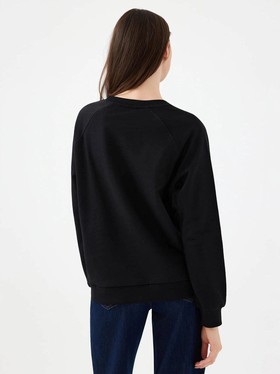 Loft Relax Fit Siyah Kadın Sweatshirt Lf2040701 SiYAH
