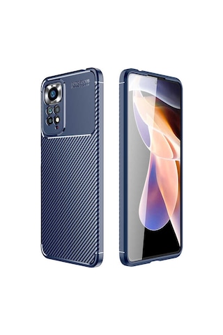 Apsuwa Xiaomi Redmi Note 11s Global Kılıf Negro Karbon Fiber Silikon