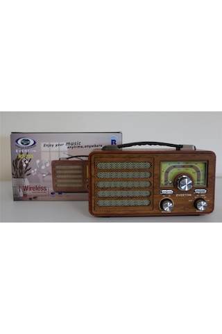 Everton Rt-755 Bluetooth Fm-usb-tf-aux Şarjlı Nostaljik Radyo
