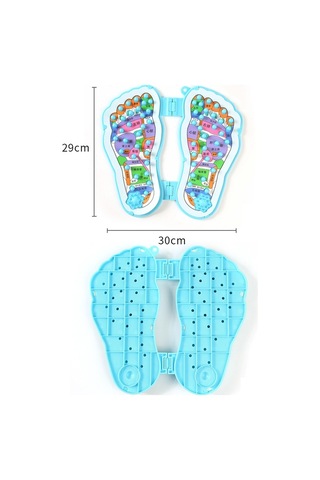 Butu Mlr-857 Ayak Akupunktur Noktası Masaj Pedi Ayak Akupresür Tahtası Ayak Fizyoterapi Masaj Aleti Çok Renkli