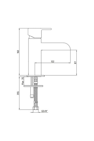 E.c.a. Natura 402108261 Lavabo Bataryası Krom