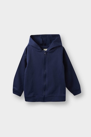 Defacto Erkek Bebek Kapüşonlu Basic Düz İçi Yumuşak Tüylü Fermuarlı Sweatshirt A7387a525aunv241 Lacivert