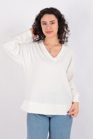 Busem W0011332 Kadın Kazak Ekru