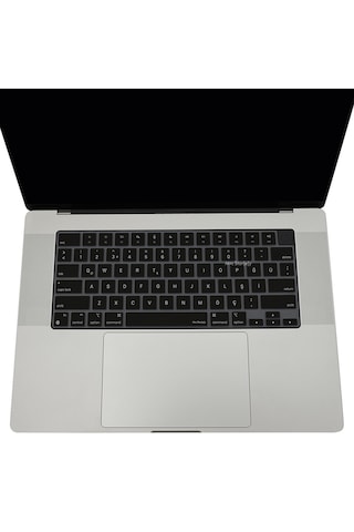 Apple Uyumlu MacBook Air Pro Klavye Kılıfı Us-tr Baskı A2681 A2941 A2442-85 A2779-80 A2992-18 A2991 Siyah