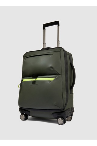 Piquadro Yeşil Kabin Boy Çekçekli Kumaş Valiz Bv6377c2ow