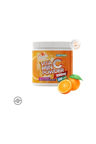 Torq Nutrition Vitamin C Powder Portakal Aromalı 200 Gr
